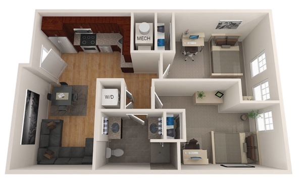 Off-campus UNH Student Apartments at Rivers Edge Apartments